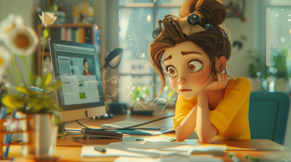 amandineabee_a_bee_as_a_freelance_web_in_front_of_her_desk_and__317e98e3-1ae9-45e3-b533-b8a6c04fb3d8